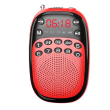 Pocket FM Radio Portable DSP Radios Wireless Speaker Internal&External Recording TF USB Music Player A