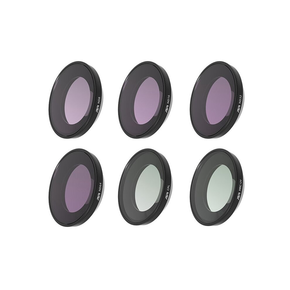 Jsr Junestcr Filter Kit For Go Ultra Nd 8/16/32/64 Uv Cpl Filter Anti-Glare Scratch-Proof For Go Ultra 6031271083472