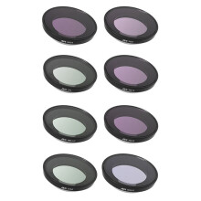 JSR JUNESTCR Filter Kit for GO Ultra ND+UV+CPL+STAR+NIGHT Filter Anti-Glare Scratch-Proof Action Camera Filter