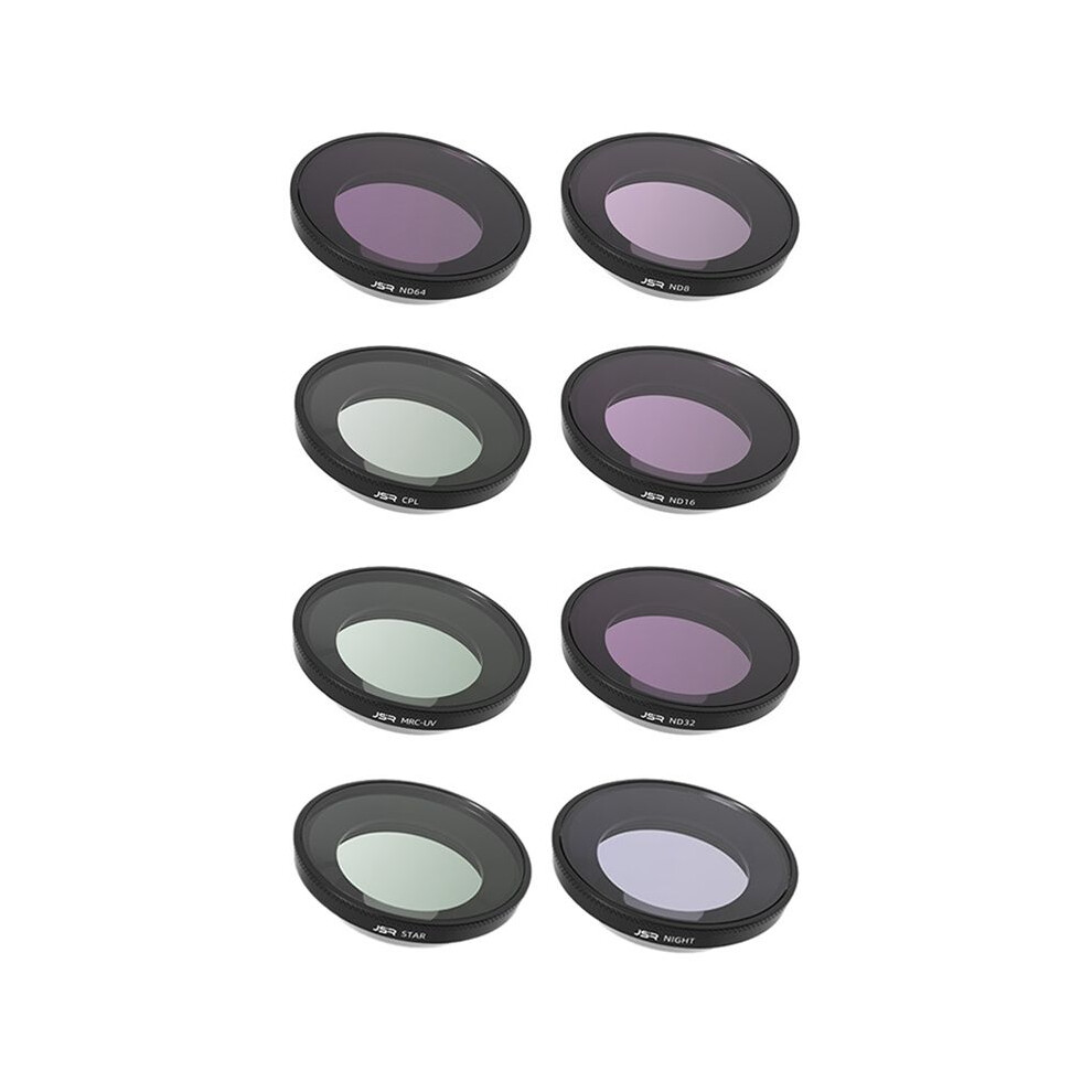 Jsr Junestcr Filter Kit For Go Ultra Nd+Uv+Cpl+Star+Night Filter Anti-Glare Scratch-Proof Action Camera Filter 4713958001987