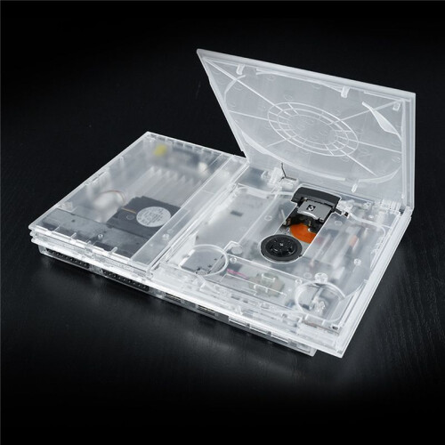 Replacement Shell for PS2 Slim 7XXXX Translucent Full Housing Shell Case Cover for PS2 Slim Game Console