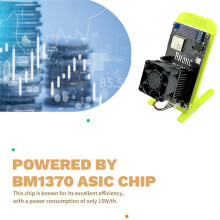 For Bitaxe Gamma 601 Lucky Miner 1.2TH/S 18-22W Asic Chip Solo Miner BTC Bitcoin Miner Mining From S21 Pro EU Plug