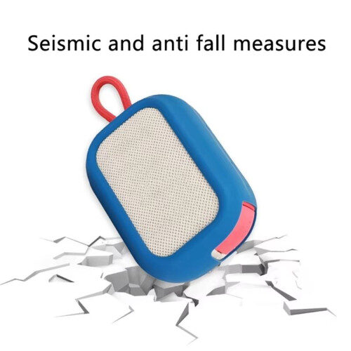 Silicone Protective Case for SoundCore Select 4 Go Speaker Shockproof Scratchproof Soft Protector Cover Sleeve Black