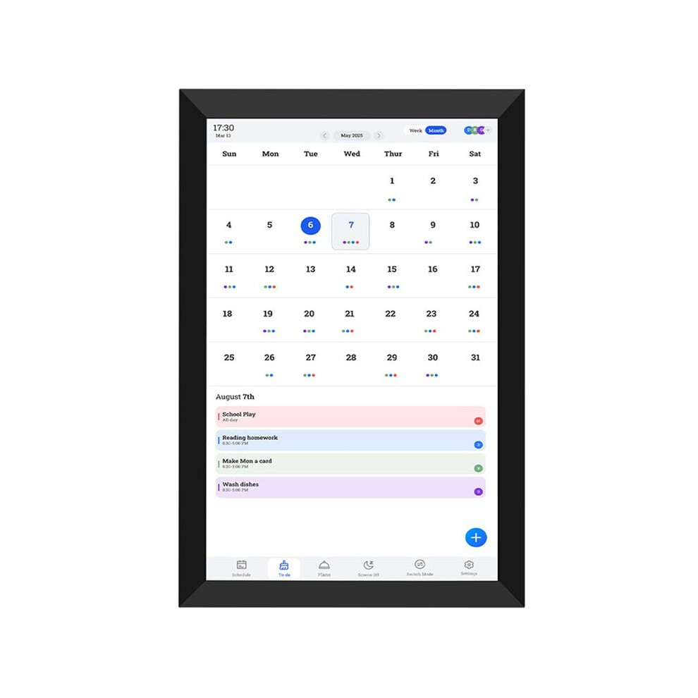 15.6In Digital Calendar Chore Chart Wifi Hd Interactive Touchscreen Family Planner Hearth Digital Calenda Uk Plug 6031264475796