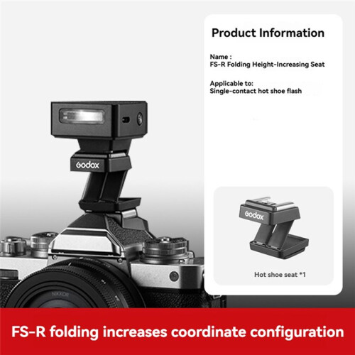 FS-R Foldable Hot Shoe Mount for  IM30 IM22 Camera Flash for Most      Camera 2
