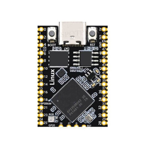 For Raspberry Pi  2 RP2350B Linux  Development Board with PSRAM-8MB Full 48 GPIOs Output for Linux