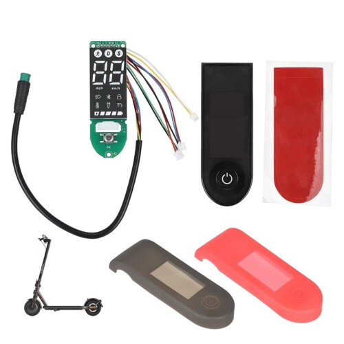 Electric Scooter Dashboard Circuit Board and Display Panel Protect Shell Set for  4 Lite Scooter Accessories A 2