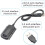 Cabo USB para  IDE 3 em 1 USB 3.0 para IDE  de 2,5/3,5/5,25 Polegadas para Conversor de CD-ROM, DVD-ROM e CD-RW 2