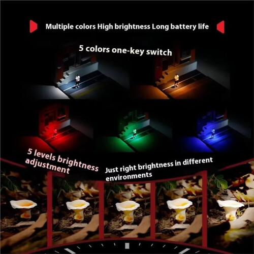 RM-03 Macro Fill Light 3W LED Arm Light Adjustable for    Photography External Set Top Light 2
