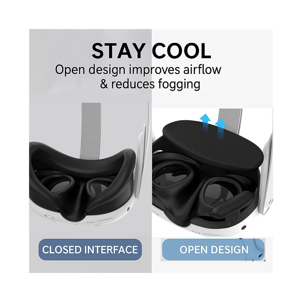 Facial Interface Bracket Mask For Meta Quest 3 Breathable Face Cover Frame For Meta Quest 3 Vr Accessories 6033963027795
