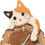Relógio de Parede Divertido com Gato, Elegante e Fofo, com Pêndulo, para Decoração de Quarto, Quarto Infantil, Casa e Presente A 6