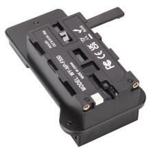 V-Mount Buckle to NP-F550/F970 Dummy Battery for Monitor LED Video Transmission V-Shaped Power Supply Mounting Plate