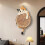 Relógio de Parede Divertido com Gato, Elegante e Fofo, com Pêndulo, para Decoração de Quarto, Quarto Infantil, Casa e Presente A 9