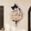 Relógio de Parede Divertido com Gato, Elegante e Fofo, com Pêndulo, para Decoração de Quarto, Quarto Infantil, Casa e Presente A 5
