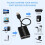 USB A to 3.5mm TOSLINK Optical Audio Adapter, Unidirectional USB to S/PDIF Transmitter Converter for PS5 PC Speaker 6
