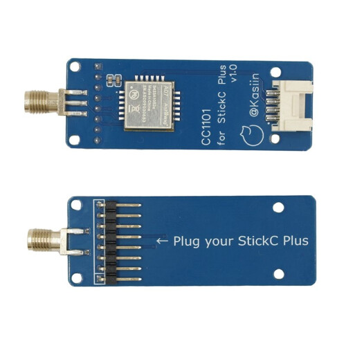 RF CC1101 Module for M5Stack StickC  Supports 433MHz Sub-GHz for Bruce Firmware with Antenna Grove Cable 2