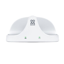 AMVR Base de Carregamento Portátil para Óculos Inteligentes  para Meta AI, Carregador Magnético Rápido com Indicador LED.