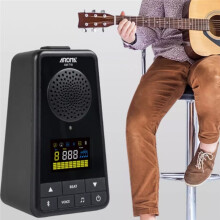 AROMA AM-718 Electronic Metronome Rechargeable Vocal Metronome and Speaker for Piano Guitar Drum Violin