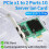 PCIe X1 to 2 Port Gigabit Ethernet Network Card Adapter for Desktop PC Windows 10/11, and Linux 7