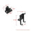 Speaker Wall Mount Bracket Wall Fixed Stand for  Virtually Invisible 300 Wireless Surround Speakers for SOUNDBAR 300 7