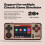 Miyoo A30 2.8" IPS Portable Gaming Console, 64GB, Red/White/Gray/Black 3