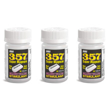 357 HR MAGNUM Super Magnum Estimulante con 200 Miligramos de Cafeína, Paquete de 3