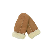 (One Size, Tan/Natural) Eastern Counties Leather Childrens/Kids Sheepskin Mittens