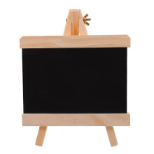 Schreibtisch Kreidetafel Mit Holzhalter, Abwischbare Oberfläche