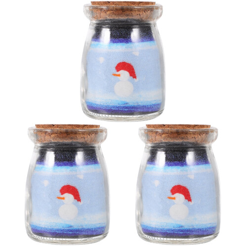 3Stk Sandkunst Flaschen Couple Geschenk 2