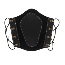 Black Archery Arm Guard Adjustable Fake Protective Sleeve