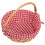 2Pcs Rustic Handwoven Wicker Basket with Handle for Fruit and Snacks 2