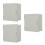 3Pcs Light Green Iron Protective Locking Outlet Covers for Indoor Use 7