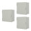 3Pcs Light Green Iron Protective Locking Outlet Covers for Indoor Use 8