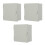 3Pcs Light Green Iron Protective Locking Outlet Covers for Indoor Use 5