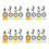 16Pcs Acrylic Orienteering Compass for Backpacking Outdoor Navigation 5