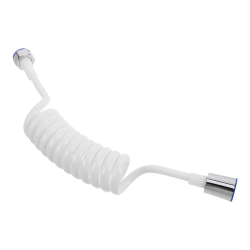 2Pcs White Handheld Bidet Sprayer Kit Abs+alloy Rv Camping Essentials 2