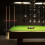 Support Mural Bois Rouge Foncé Rangement Queues Billard Solide 5