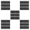 1500Pcs PVC Threaded Bolt Caps Flexible Black Screw End Protection 5