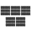 1500Pcs PVC Threaded Bolt Caps Flexible Black Screw End Protection 8