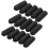 1500Pcs PVC Threaded Bolt Caps Flexible Black Screw End Protection 2
