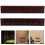 Support Mural Bois Rouge Foncé Rangement Queues Billard Solide 9
