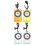 16Pcs Acrylic Orienteering Compass for Backpacking Outdoor Navigation 2