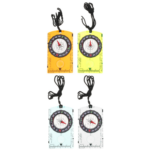 16Pcs Acrylic Orienteering Compass for Backpacking Outdoor Navigation 1