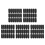 1500Pcs PVC Threaded Bolt Caps Flexible Black Screw End Protection 9