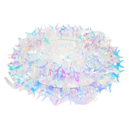 Ornement Iridescent Suspendu Thème Hiver Mariage
