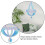 Ornement Iridescent Suspendu Thème Hiver Mariage 6