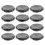 24Pièces Plateau Service Noir Pet Compartimenté Pour Buffet 2