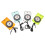16Pcs Acrylic Orienteering Compass for Backpacking Outdoor Navigation 3