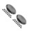 24Pièces Plateau Service Noir Pet Compartimenté Pour Buffet 4