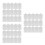 90Pcs White Paper Shirt Lining Board for Neat Clothes Storage 4